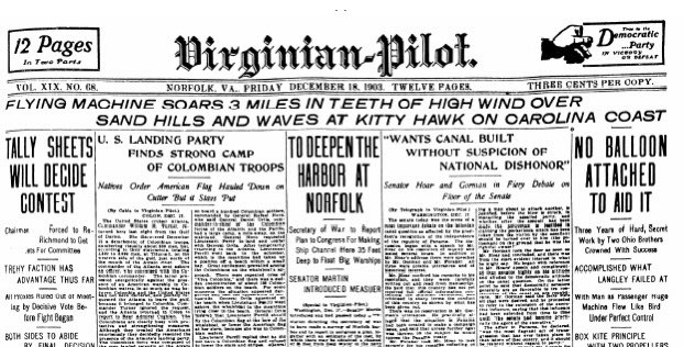 Do you know? 

On this day in 1903: Wright brothers airplane flies for the first time.

And how it was  covered in newspaper's

#brijmohansharma 
#onthisdayinhistory 
#OnThisDay 
#OnThisDate
