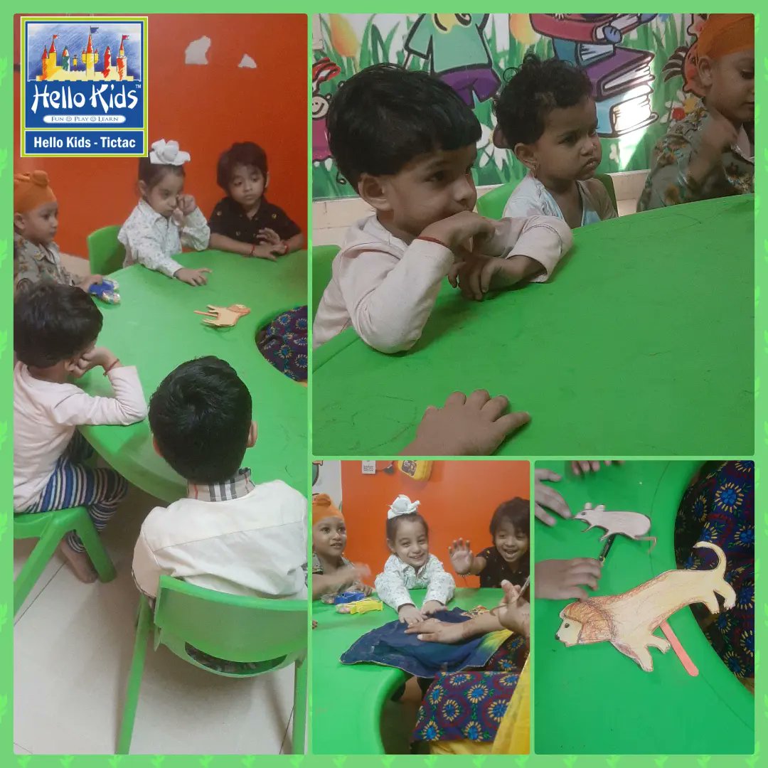 Vasudha_jindal's tweet photo. Glimpses of Storytelling Day at School...!!
Story - Lion and Mouse..!!
https://t.co/zo34bYozsq
#StoryTellingActivity #FunTime #Experiential #Learning #Cognitive #Language #Development #Social #PlaySchool #HelloKids #School #India #Best #Hellokidstictac #lion #mouse https://t.co/Q7FaJQod9x