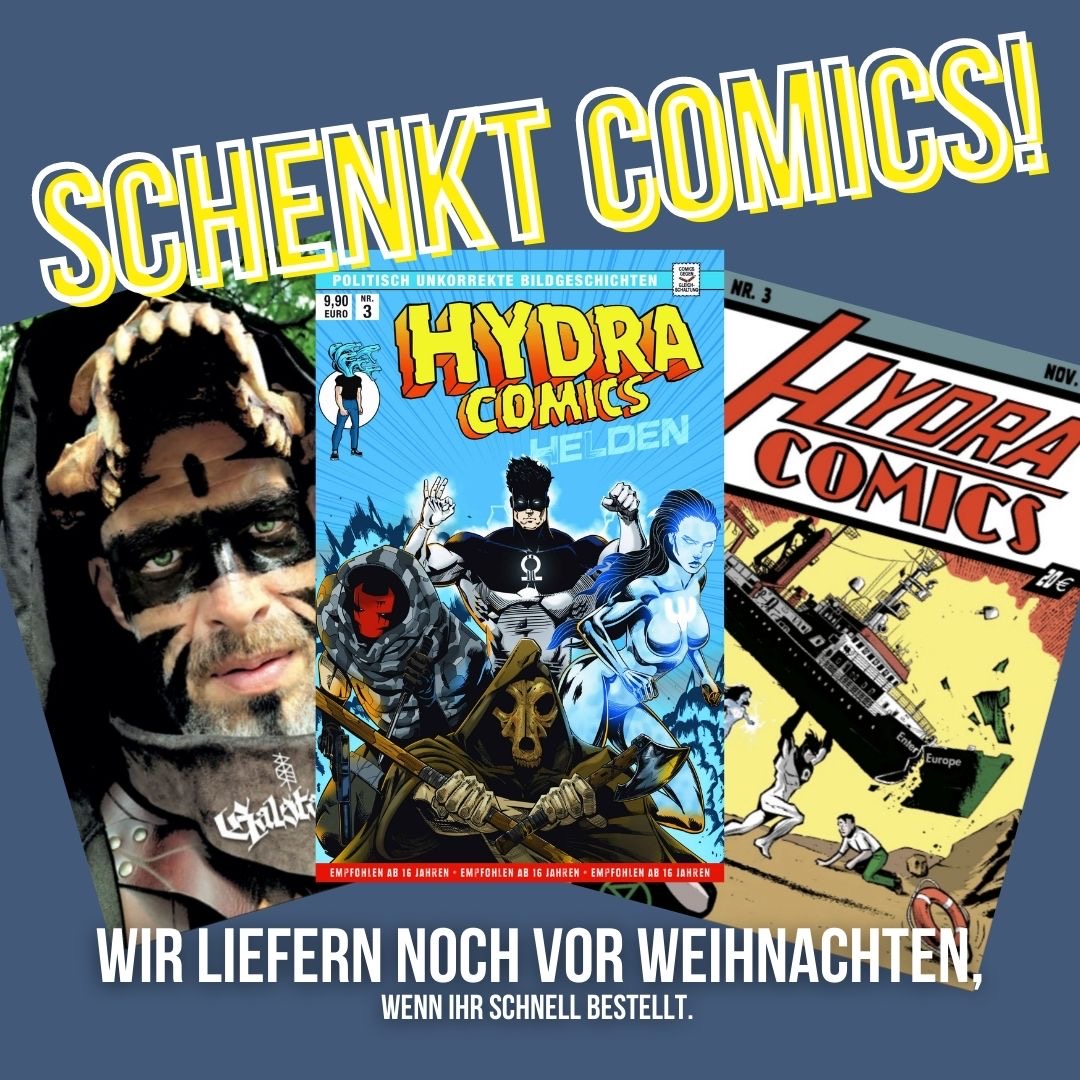 ComicsHydra's tweet photo. Wer Comics schenkt, muss ein guter Mensch sein!

Wir haben gerade alle eure Bestellungen abgearbeitet und packen für euch bis zum 23.12. weiter. Also beeilt euch und schenkt #HydraComics!

Wenn es sicher ankommen soll, dann müsst ihr euch ranhalten! https://t.co/dDeyHM70aW