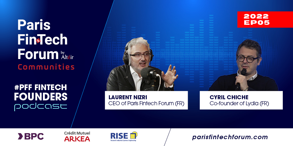 ParisFinForum's tweet photo. Discover the exceptional audio bio of  @ChicheCyril Co-Founder of @applydia in this exclusive #PFF22 format to deep dive in #fintech entrepreneur's life,
Click here: https://t.co/FVrnhecEDO
cc @cmarkea @RISE_Health_ @BPC_SmartVista https://t.co/TojASCMihp