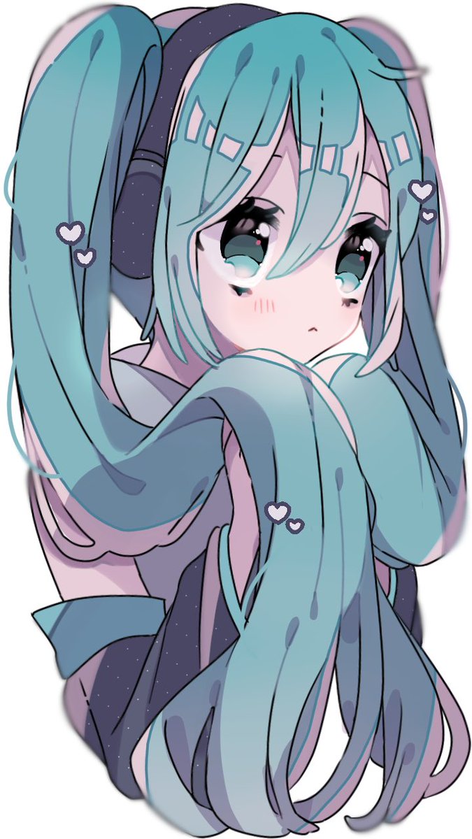 初音ミク「#初音ミク  」|どす恋のイラスト
