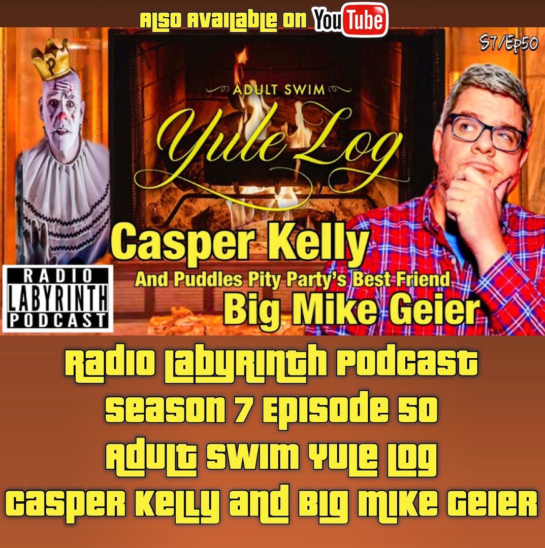 Radio_Labyrinth's tweet photo. Exclusive Interview Casper Kelly & Big Mike Geier - Puddles Pity Party's best friend https://t.co/RZhRpAE66r <~~~watch. #PuddlesPityParty #TheFirePlace #CasperKelly #BigMikeGeier #AdultSwimYuleLog #PaulStanley #TheFirePlaceMovie #TooManyCooks #RadioLabyrinth https://t.co/idvj8KjLcC