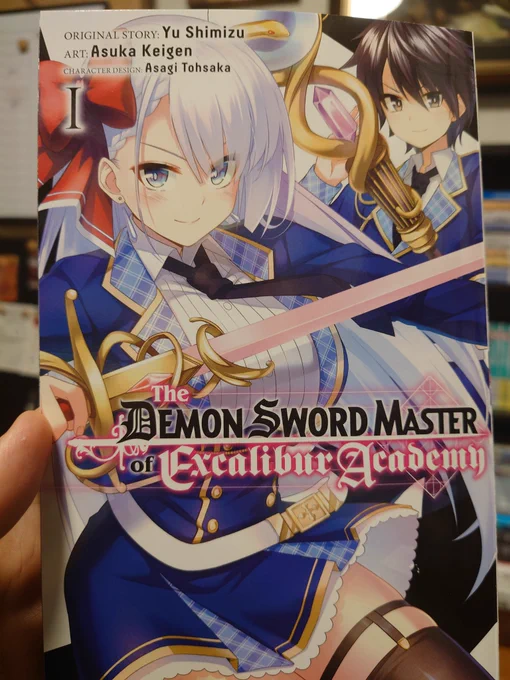 聖剣学院のMANGAの見本誌を頂きました!
英語の勉強になる😌✨ 