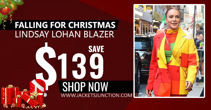 JacketsJunction's tweet photo. Falling for Christmas Lindsay Lohan Blazer
Shop now: https://t.co/kiiW8OOBbv
#usshopping #jacketjunction #fashion #fashionistas #shopping #usafashion #Jacket #fashionjack #lindsaylohan #lindsaylohan #lindsaylohanblazer #Christmas #christmas2022 #christmasshopping #christmasparty https://t.co/76sRGDOj53