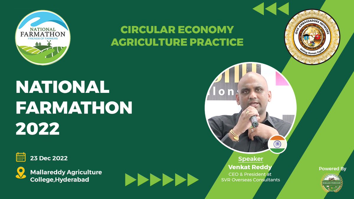 NFarmathon's tweet photo. We are thrilled to announce that speakers will be joining our National Farmanthon program in 2022.

Support the nation's backbone by attending more events this year. 
Let's get ready to celebrate Farmer's Day on December 23, 2022. 

#events 
#Farmathon
#farmers 
#naturalfarming https://t.co/7hH3y5AWr1