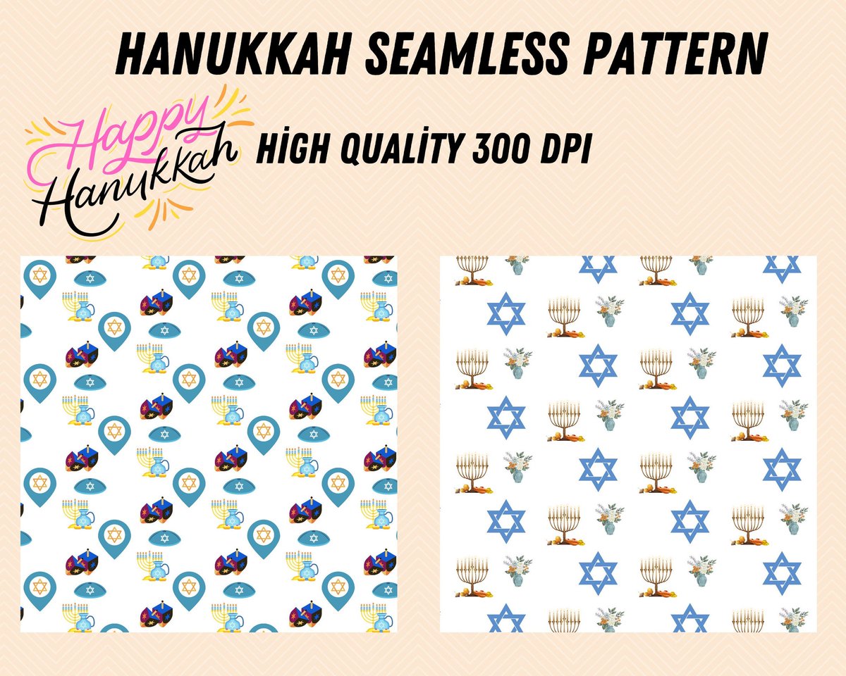 Excited to share the latest addition to my #etsy shop: Hanukkah Digital Papers, Seamless Pattern, 12 High-Quality Digital Papers, Instant Download
 #digitalpaper #digitalpaperpack #digitalbackgrounds #seamlesspattern #digitalbackground etsy.me/3YsXxk6