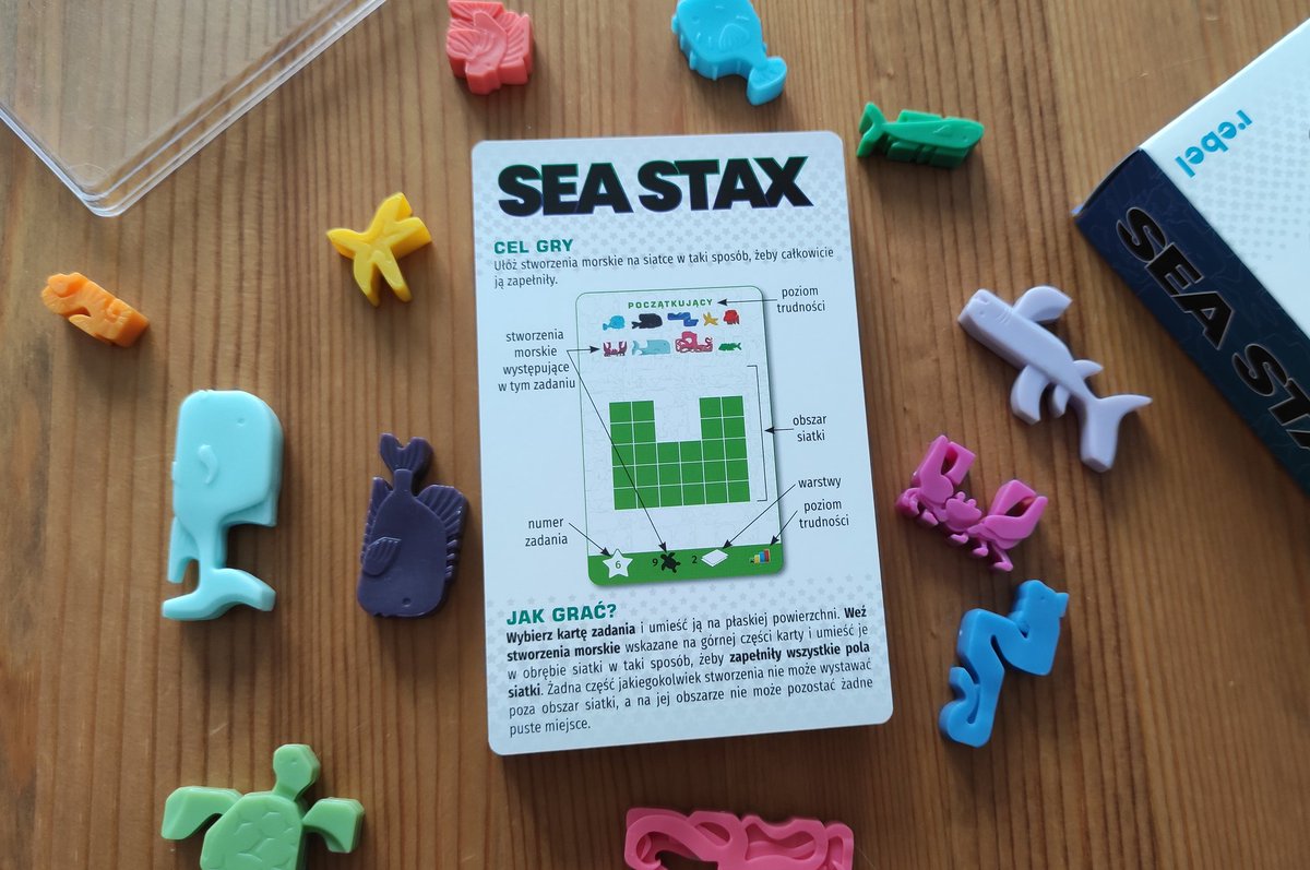 tycjann's tweet photo. #SeaStax to kolejna po kotach układanka z tej serii w naszym domu. Są jeszcze psy z tego co wiem. Jeżeli ktoś lubi tego typu łamigłówki, to warto sobie takie podręczne pudełeczko sprawić. 🙂 https://t.co/8qEKUJ5evh