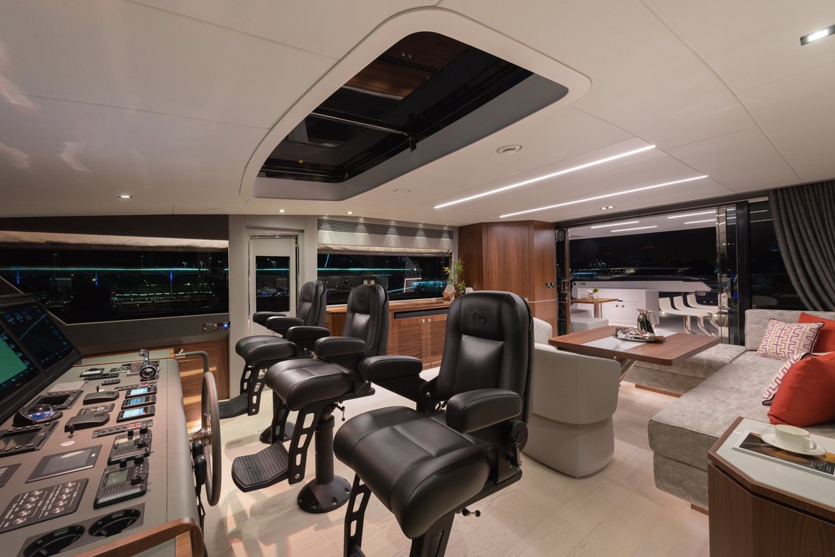 HorizonYachtUSA's tweet photo. On the 𝙎𝙞𝙭𝙩𝙝 𝘿𝙖𝙮 of Christmas, Horizon can build for me: A new #FD90! 

// #Horizon12DaysOfChristmas https://t.co/oauzsNdUE4