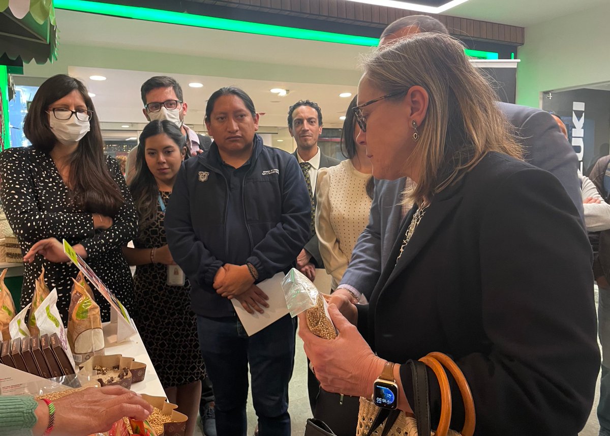 PROAmazoniaEC's tweet photo. Este 16 de diciembre en Quito, el Ministerio del Ambiente, Agua y Transición Ecológica a través de PROAmazonía, programa del Gobierno Nacional implementado por PNUD, realizó el lanzamiento de la marca #BioEcuador https://t.co/vZH7Nhsz61