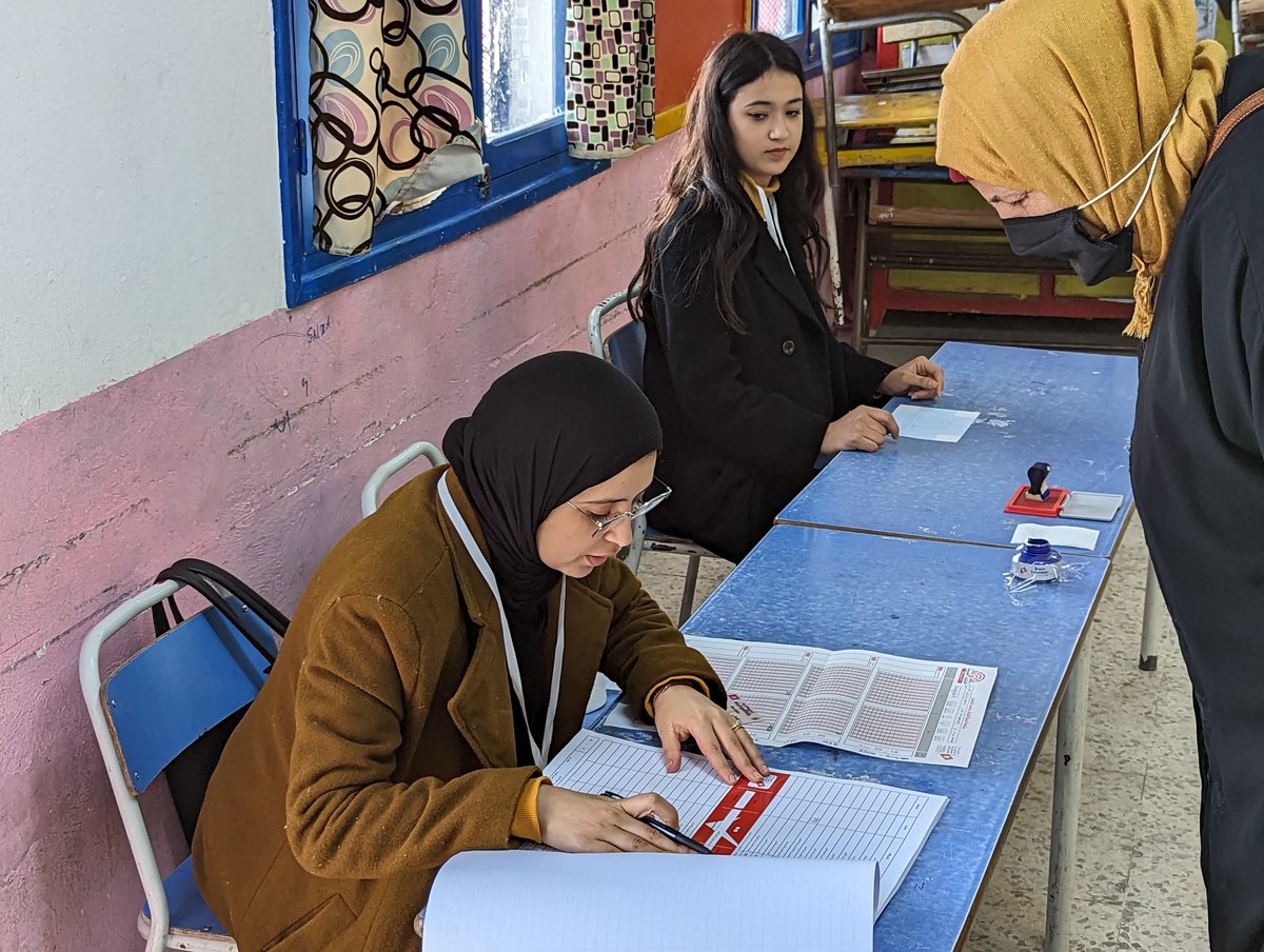 More than 60 Carter Center observers are scattered throughout Tunisia today to observe the parliamentary election. On Dec. 19, we will release our preliminary statement assessing the electoral process &amp; political developments that led to the election.