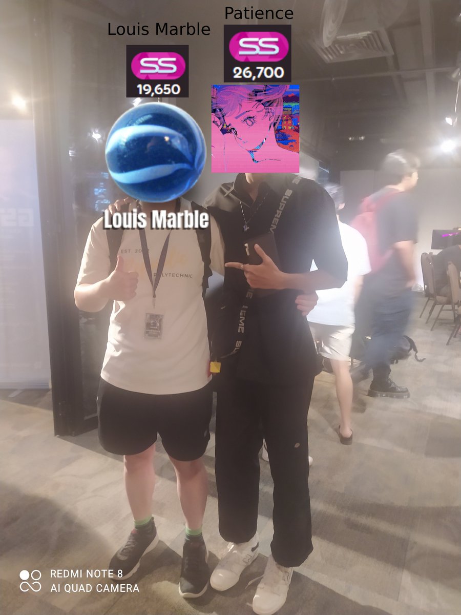 louis_marble's tweet photo. Top 2 Singapore SS players finally meet each other @patienceosu 

46,350 SS combined #GSTLIVE https://t.co/9goKzjtRFq