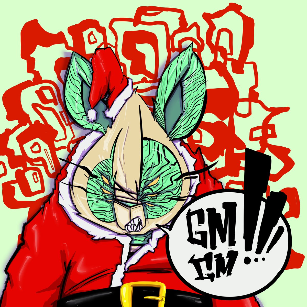 Goood Morrning!!!! How’s everyone doing?!!! #glyf #pandabearthatstolechristmas #Grinch