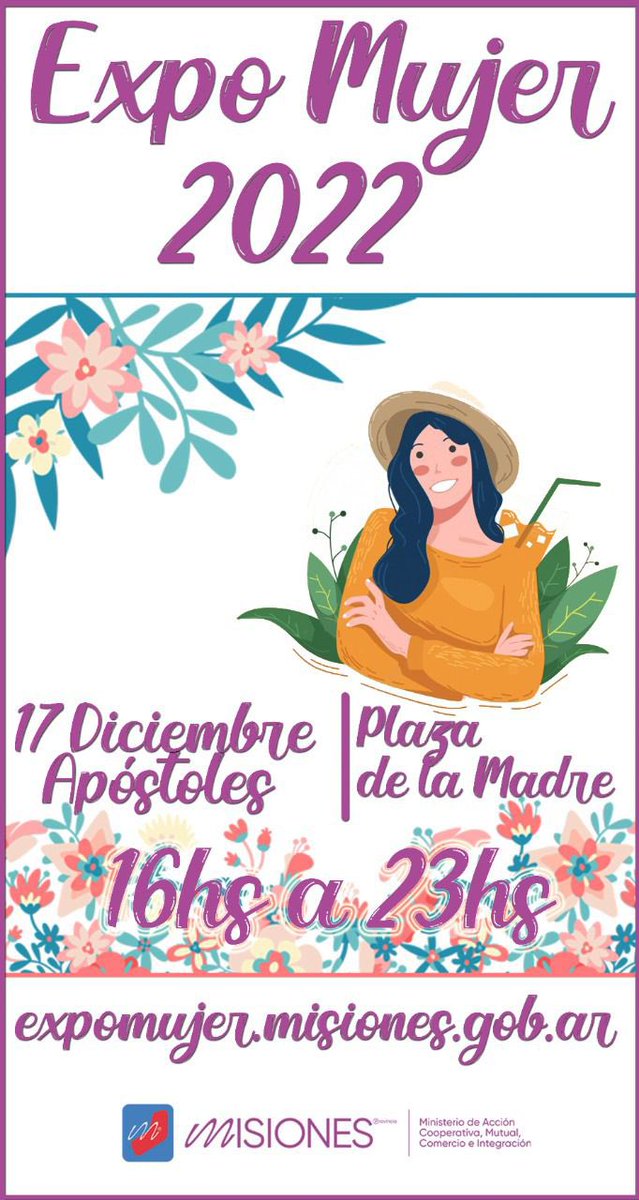 ES HOY! La 3ra #ExpoMujer del 2022 en #Apóstoles! Cientos de emprendedoras estarán exponiendo sus productos a una semana de la navidad! Va a haber de todo: deco para navidad, regalitos y comida! #NoTeLoPierdas !