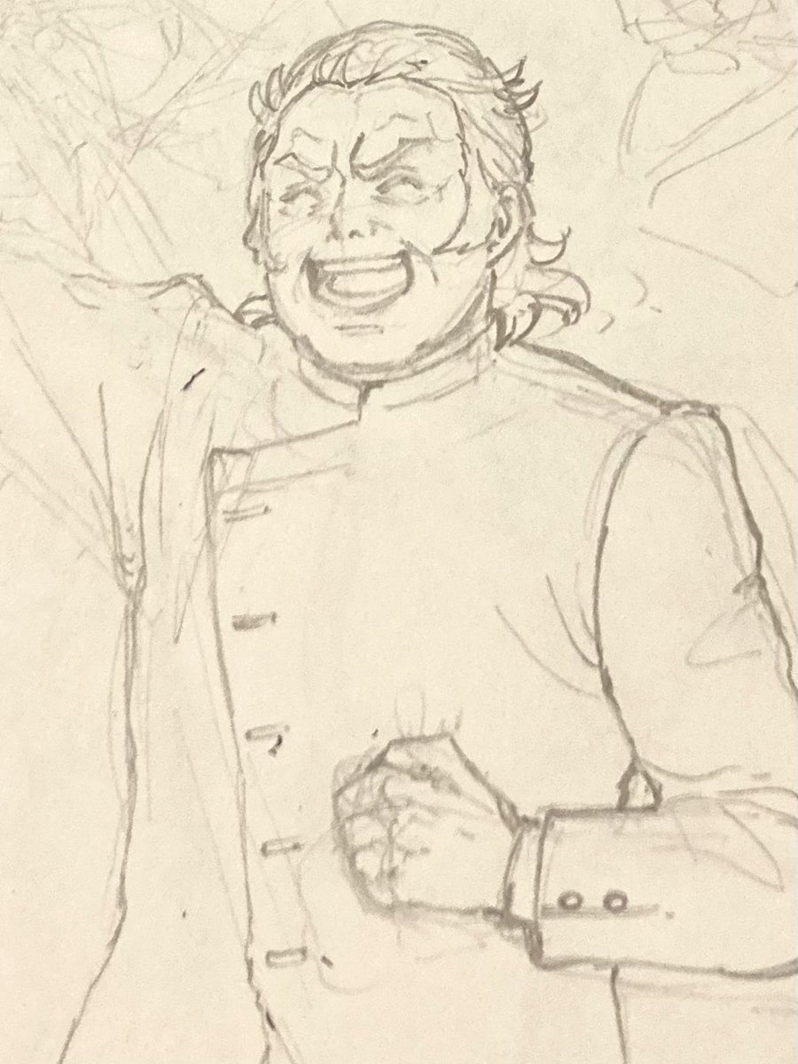 ヴィムパパの顔が妙に上手く描けた。 
