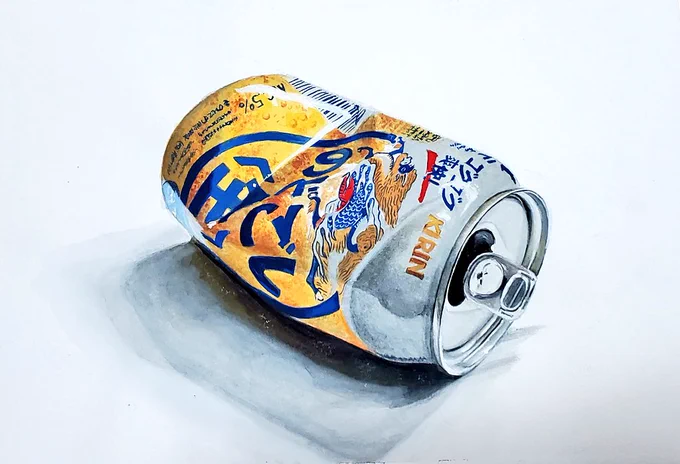 のどごし生は、愛ドリンク。#イラスト#art#ポスターカラー#絵描きさんと繫がりたい 