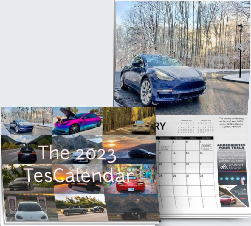 TesCalendar1's tweet photo. FOR TODAY ONLY: 100% of proceeds of TesCalendar purchases will go towards plating trees with @onetreeplanted!
1 TesCalendar = $24.99 = 25 trees!
Act now at https://t.co/qUYmp9ogdM
Please RT to spread the word! @28delayslater https://t.co/oKGEAVX63D