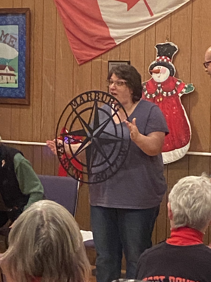 Giving back a little to show our appreciation of the Marburg Community Association support at a wonderful singalong   <a href="/DoverLions/">Port Dover Lions</a>  <a href="/FriendsofDover/">Port Dover Foundation</a> <a href="/PortDoverMus/">Port Dover Museum</a> <a href="/PDMapleLeaf/">Port Dover MapleLeaf</a>