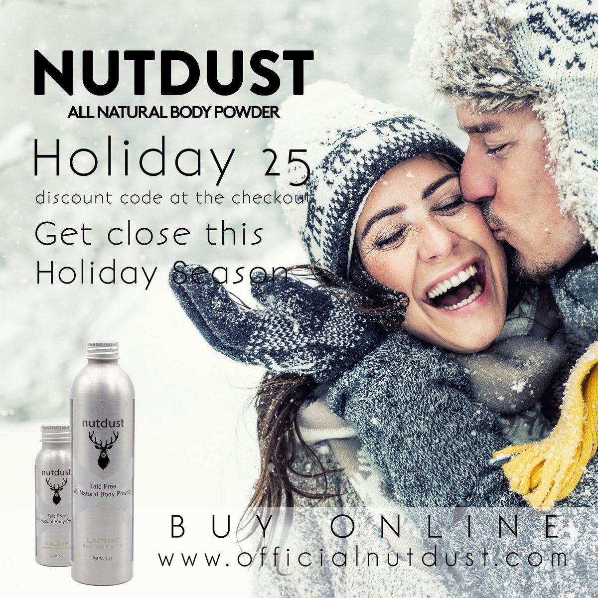 Say goodbye to sweaty, uncomfortable moments with Nutdust - The ultimate solution for staying fresh all day long. 

#Getclose #Beyou #nutdust #bodypowder #giftideas #stockingstuffers #christmas #stockingfillers