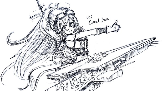初出というか、ソノミラにしか出演してないけどコーラル・シーちゃん。
見た目好きなので、戦艦少女にも実装してほしいですね。

10分オーバーごめんなさい!
#戦艦少女版深夜の真剣60分一本勝負 