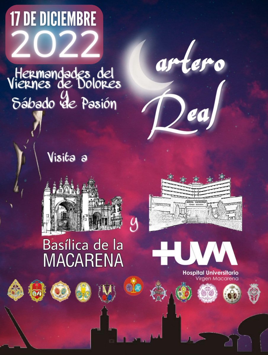 hpasionymuerte's tweet photo. Hoy hemos asistido a la tradicional visita del Cartero Real que anualmente organizan las hermandades del Viernes de Dolores y Sábado de Pasión al Hospital Virgen Macarena, previo saludo y ofrenda floral a la Virgen de la Esperanza. 

#HermandadPasiónyMuerte https://t.co/MmF2igX4JI
