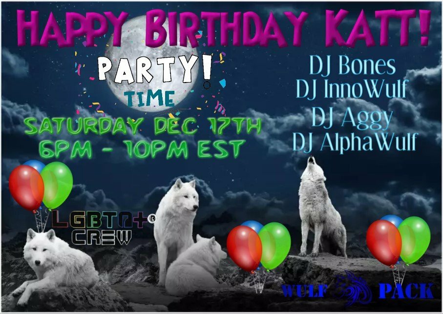 Genesis3dx's tweet photo. Happy Birthday KattsBone~~ Party time 6-10PM EST - Genesis3DX Supporters - Genesis3DX https://t.co/ah2lczZmVh https://t.co/ItmBroKSf5