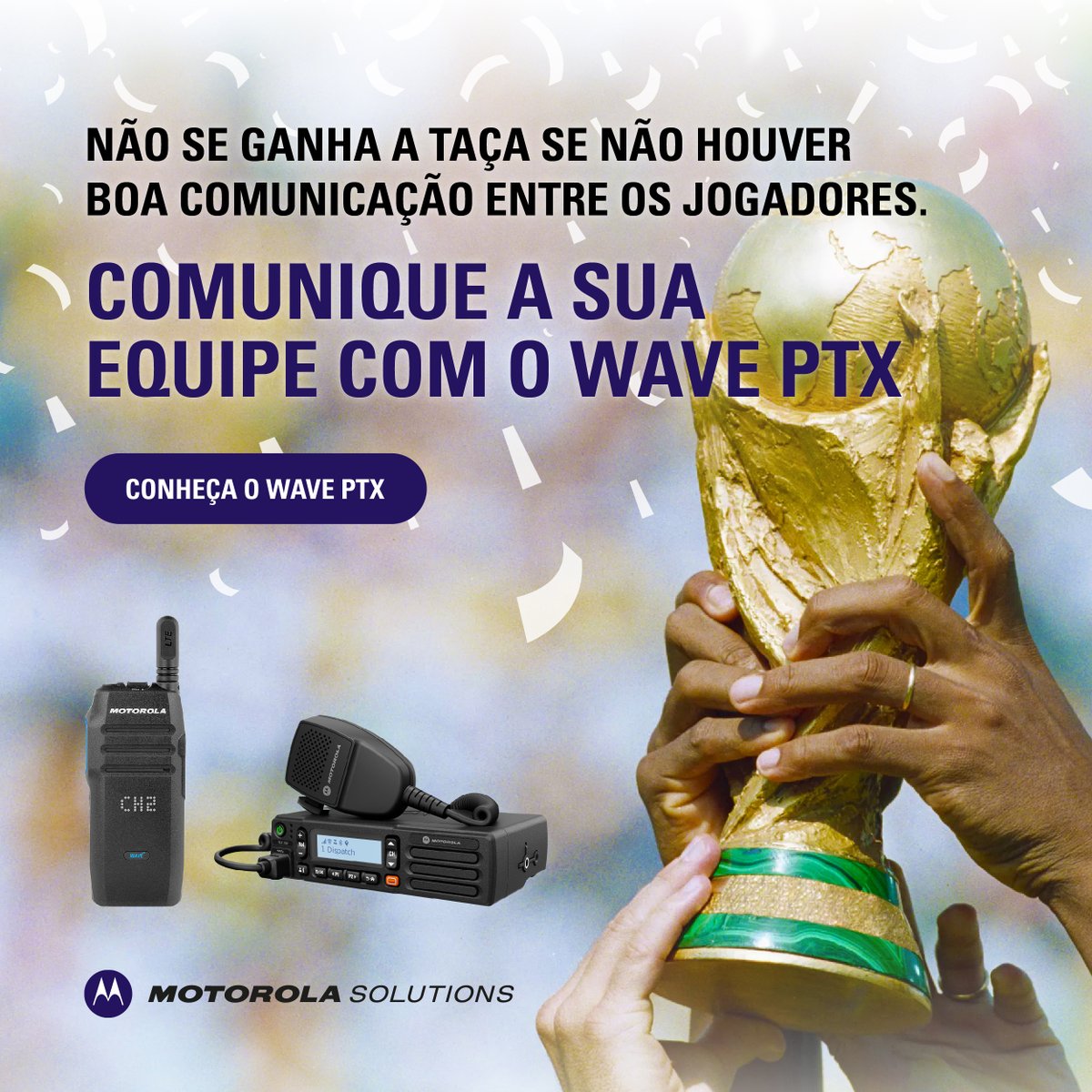 MotorolaSol_Br's tweet photo. Para obter eficiência em uma equipe de trabalho, é necessário ter comunicações instantâneas e confiáveis. Conecte toda a sua equipe com #WAVEPTX e #MotorolaSolutions! 👉 https://t.co/9xqBL5akIL https://t.co/zle98pXSEP