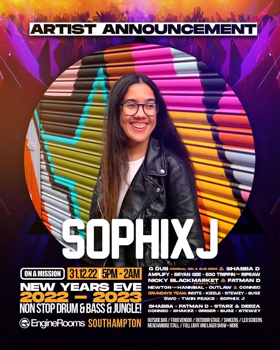 Soph 🤪 (@sophixj) on Twitter photo NYEEEE WHATCHA SAYINN 🤪🎉🪩 Catch me shelling some bangers with <a href="/ONAMISSIONHQ/">ON A MISSION HQ</a> <a href="/EngineRoomSoton/">EngineRooms Southampton</a> in a few weeks time! 🥳👀 Ticket link here >> skiddle.com/whats-on/South… NYEEEE WHATCHA SAYINN 🤪🎉🪩 Catch me shelling some bangers with <a href="/ONAMISSIONHQ/">ON A MISSION HQ</a> <a href="/EngineRoomSoton/">EngineRooms Southampton</a> in a few weeks time! 🥳👀 Ticket link here >> skiddle.com/whats-on/South…