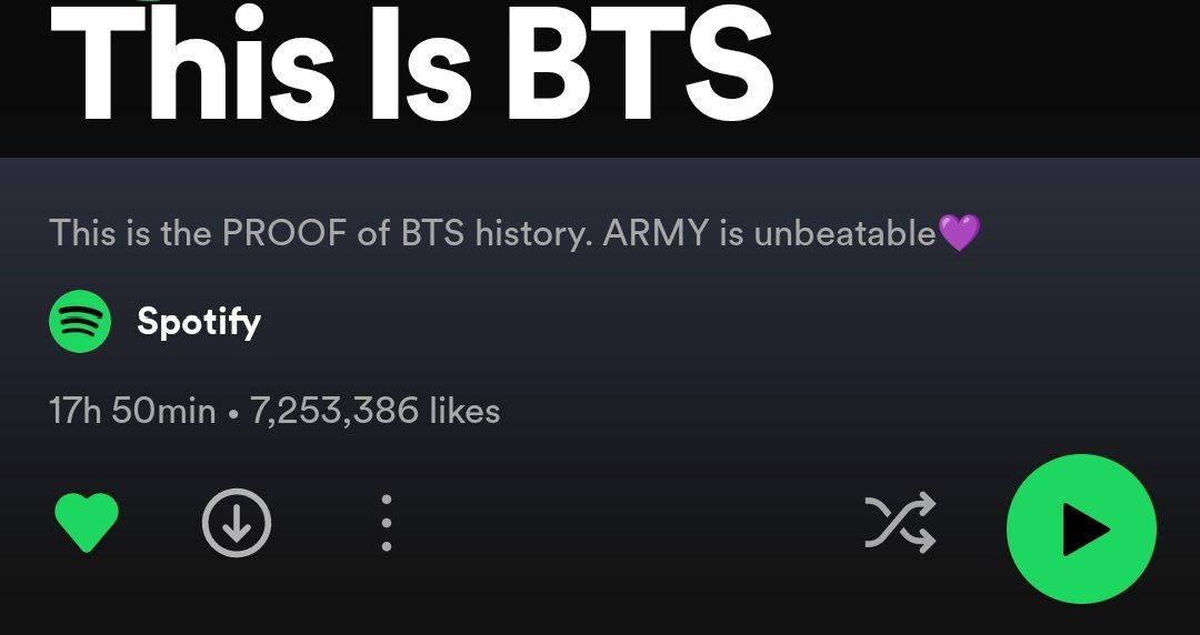 at least play the #ThisIsBTS playlist if y'all cannot stream or spend time searching for focused playlists. playing this as a sleep playlist is also good. but please don't stop streaming!!! open.spotify.com/playlist/37i9d…