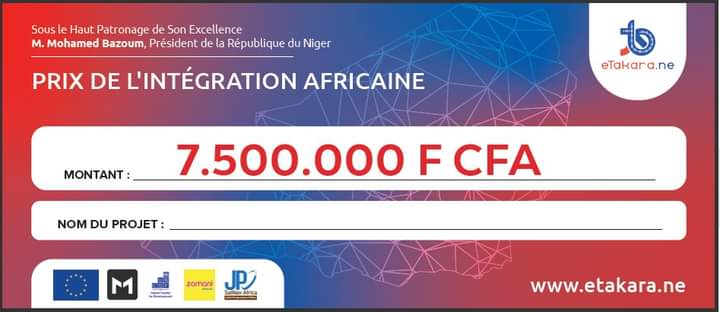 Le prix de l'Intégration Africaine pour le meilleur Projet Etranger de E-TAKARA 2022 d'une valeur de 7 500 000 FCFA est attribué à Alexandre BONNEAU avec le projet #AFROTO (PAYS : Togo)
Félicitations au gagnant!
#Lauréat_ETakara_2022 #Prix_Intégration_Africaine
