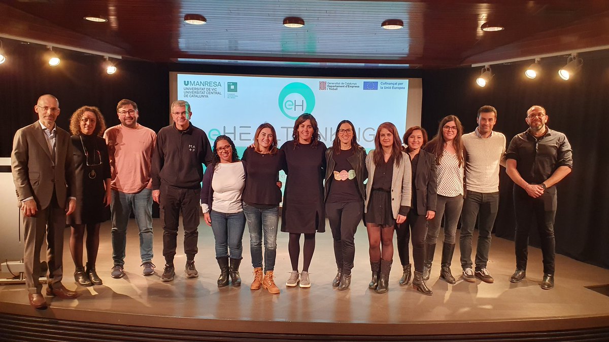 UManresa's tweet photo. Felicitats a tots els participants i sort en el desenvolupament dels projectes #eHealthinking #programaPRIMER https://t.co/2AvdK4er1Z