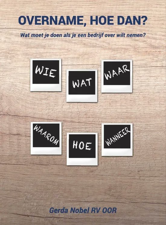 GerdaNobel's tweet photo. Het e-boek #Overname, hoe dan? bevat verhalen van Rogier, Maaike en Sharon die voor de uitdaging staan om een bedrijf over te nemen. https://t.co/Pq4j5dGkAY.

Als je #koop van een bedrijf overweegt, herken je veel. Het #stappenplan geven je inzicht in het #overnameproces. https://t.co/1QWkDYZKGn