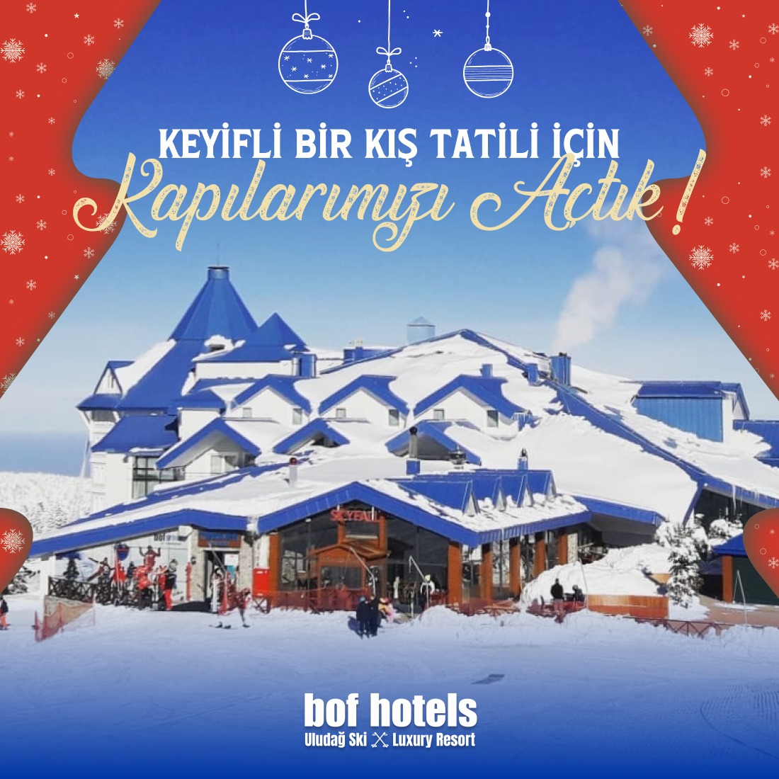 bofhotelsuludag's tweet photo. Uludağ'ın zirvesinde keyifli bir kış tatli için kapılarımızı açtık!
Detaylı bilgi ve rezervasyon için;
☎️ +90 224 800 00 00
🌎 https://t.co/ZTsxWognDs
#bofhotels #bofhotelsuludağ #uludağ #kayakotelleri #kayakoteli #snowboard #snowboarding #ski #snowplus #action #luxury https://t.co/O730oK7fDd
