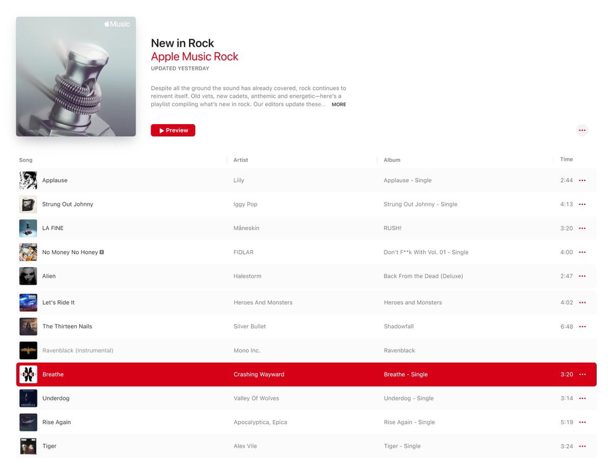 ronkeel's tweet photo. RFK Media artist @CrashingWayward crashes onto Apple Music's #newinrock playlists this week!
Breaking Hard Rock: https://t.co/OHg7XjXcSH
DOWNLOAD/STREAM/VIEW: https://t.co/eYLOeoZis2
See Crashing Wayward at #KEELFEST March 18th in Nashville: https://t.co/8eB06XG9gV https://t.co/11xVZJ3o0P