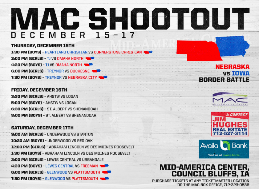 We are excited to play in the MAC Shootout tonight, versus <a href="/GlenwoodBBB/">Glenwood BBB</a>!! #Bleedblue #EAT