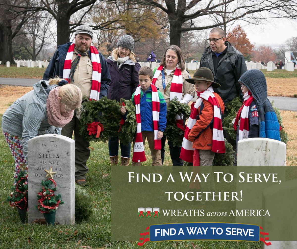 Today's the day!!  We'll see you out at Clifton Cemetary at 11 am to Remember, Honor, and Teach others about the men and women who served our country.
As a reminder, you can start early and give a wreath for NEXT year's ceremony at our site: wreathsacrossamerica.org/pages/167443
