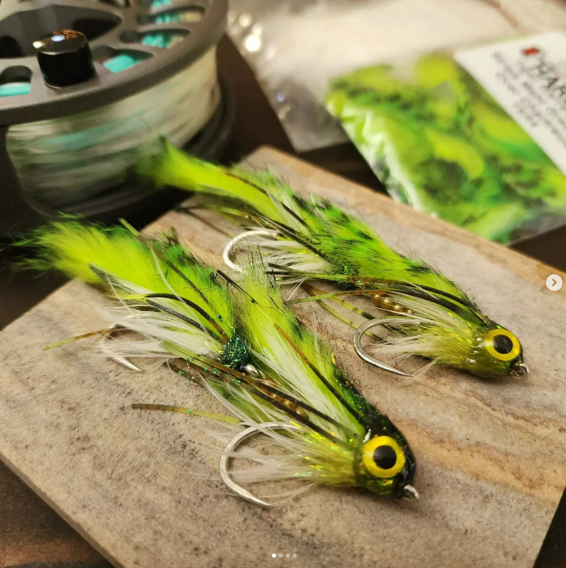 Saltwateronfly's tweet photo. These are cool
@hookybugs
Articulated rabbit tail streamers. So much personality, so much motion! Endless color possibilities, and sure to grab the attention of the lurking ambush predator.
#flyfishing #flytying #saltwaterfishing #fishonthefly #rockfishfly #articulatedflies https://t.co/PchQ2LlGOi