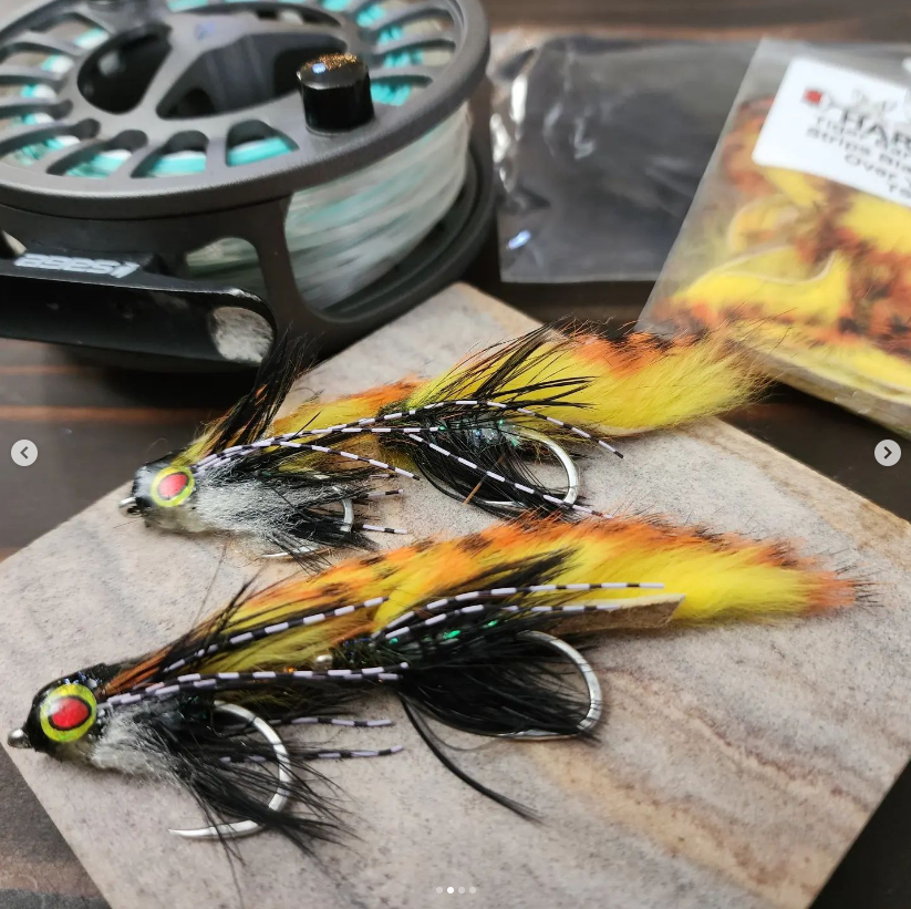 Saltwateronfly's tweet photo. These are cool
@hookybugs
Articulated rabbit tail streamers. So much personality, so much motion! Endless color possibilities, and sure to grab the attention of the lurking ambush predator.
#flyfishing #flytying #saltwaterfishing #fishonthefly #rockfishfly #articulatedflies https://t.co/PchQ2LlGOi