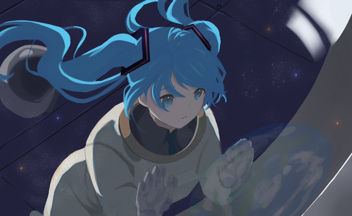 spring_0_a's tweet photo. ＃イラスト 
＃初音ミク https://t.co/RqnYgsD7FF