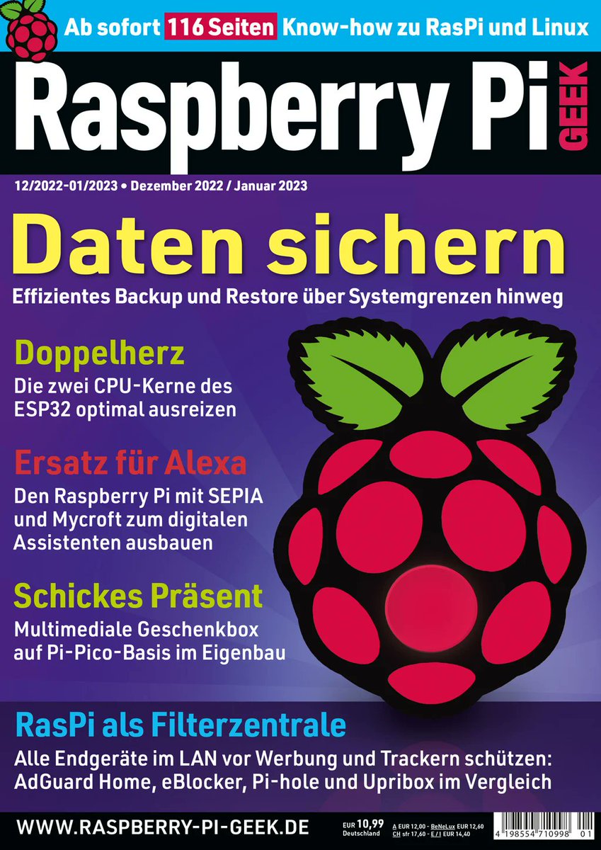 sepia_fw's tweet image. SEPIA #OpenAssistant has been featured in the German #RaspberryPiGeek magazine 12/2022 together with @mycroft_ai 🤓✌️🤖 . The article talks about cloud-free, customizable, digital assistants as alternatives to Alexa: raspberry-pi-geek.de/ausgaben/rpg/2…