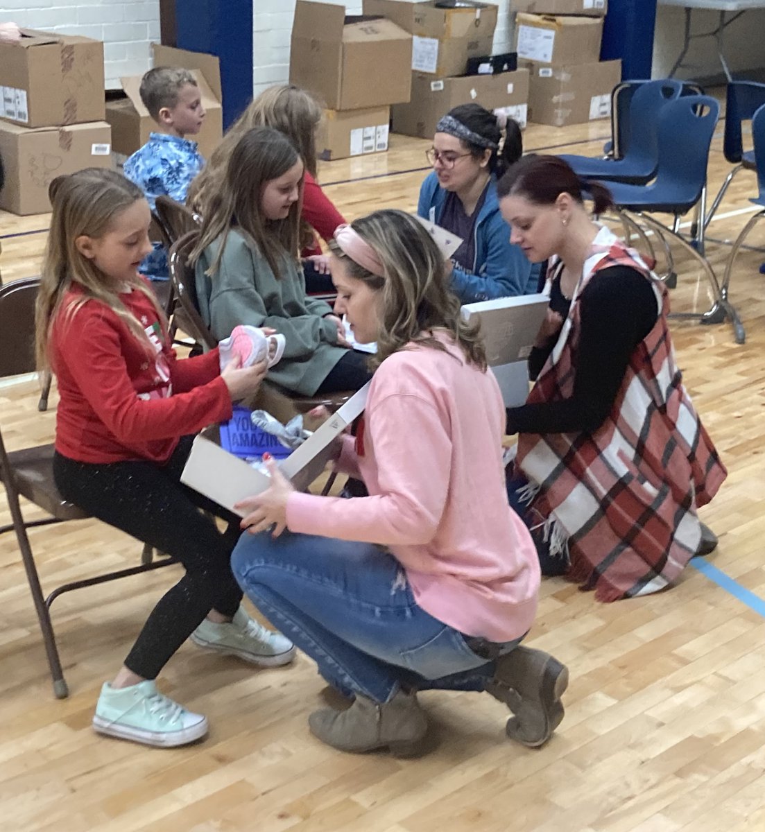 Such thankfulness for ONECHURCH of Sanford, <a href="/adidas/">adidas</a>, MES PTO, and many local charitable givers - all serving their mission so well! 560 students treated with world-class individualized service while blessed with a brand-new pair of Adidas socks and shoes. Such Kindness!
