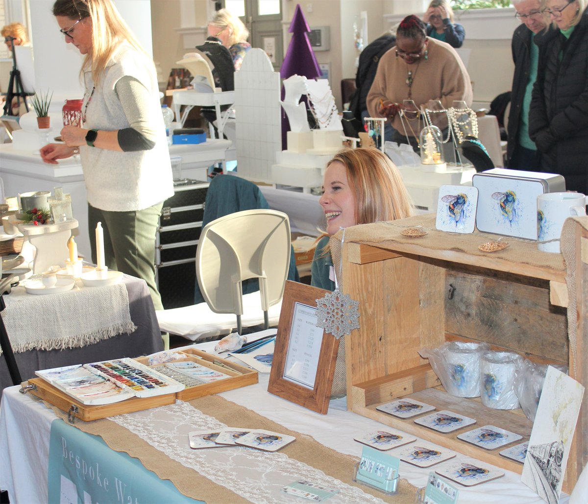 TheHortonEpsom's tweet photo. There's a great buzz at The Horton Festive Market today. Come on down. Free parking and fantastic café.
You can visit next week too - Monday 19 to Saturday 24 Dec from 9.15am. #Epsom #Surrey https://t.co/FD6nA3l2qA