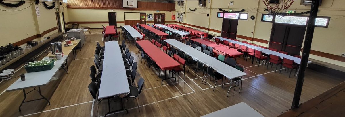 ValleyRoversGAA's tweet photo. Hall is all set up &amp; ready to go for our VR breakfast morning! Well done &amp; thanks to all the volunteers who helped with the set up. Hope to see you all there tomorrow, December 18th between 9.30 &amp; 12.30 🎄☃️🎅 https://t.co/ftaaA4B8qb