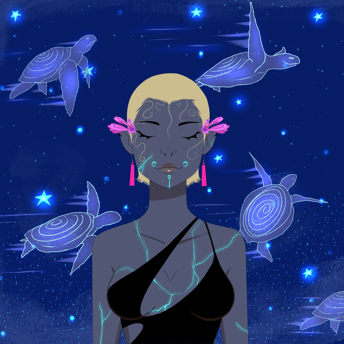 Gm Solana 🌞

I've always loved the diversity of the <a href="/MonahanoNFT/">Monahano 🔮</a> collection and the underwater traits are my absolute fave 

Giving dark, underwater princess vibes. I encourage you to zoom in and take a look at the artistic details.