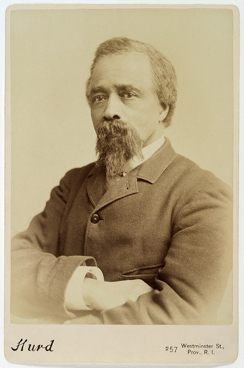 ProenzaColes's tweet photo. Edward Mitchell Bannister (b. 1828) was an active abolitionist &amp; award winning painter of Barbadian ancestry as well as a founding board member of the Rhode Island School of Design &amp; the Providence Art Club. His work took first prize at the 1876 Philadelphia Centennial. https://t.co/lbRvAe6Rpd