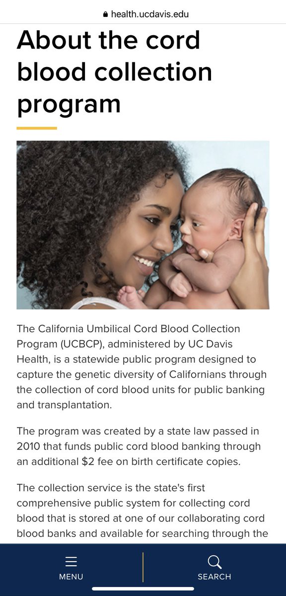 ucbcp's tweet photo. Honored to administer this great cord blood collection program at hospitals with high diversity throughout California, partnering with public cord blood banks. #ucbcp #cordblood
https://t.co/GX8wxG1jIi https://t.co/V9mvgbiGac
