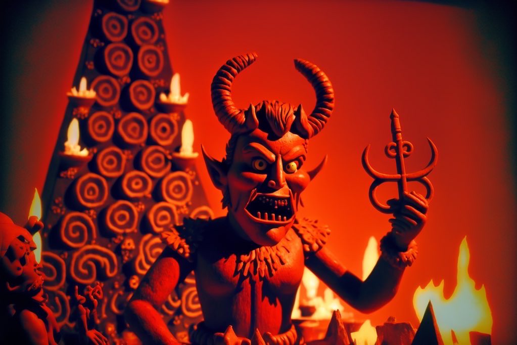rob_sheridan's tweet photo. Stills from the unaired 1967 Rankin/Bass Christmas special, KRAMPUS DRAGS ALL THE NAUGHTY LITTLE CHILDREN TO HELL.

Full gallery + synopsis (as imagined by me): https://t.co/TM6hJwBbdl https://t.co/Wg7aqC7yhJ
