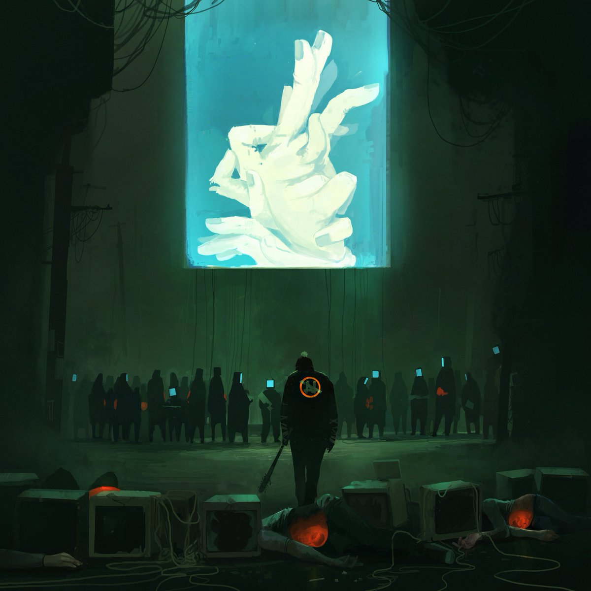 seven_teenth's tweet photo. "PLAIGUE"
[1-6] So it went from "What brushes do you use?" to "What's your prompt?"
It's a fact that many talented artists tasted the seductive artificial intelligence, but gave it up quickly...
#ArtStation https://t.co/4sQ7Fyom0k
#DeviantArt https://t.co/VW5XB2FBfZ
#NoAI https://t.co/e9A3JmsfTC