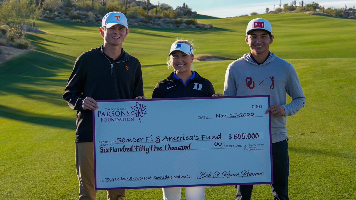 The winning smiles of Team <a href="/SemperFiFund/">Semper Fi & America's Fund</a> <a href="/WeDealinHope/">TheParsonsFoundation</a> 👏👏