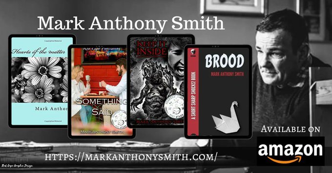 Mark Anthony Smith (@markanthonysm16) on Twitter photo Amazon UK: amazon.co.uk/dp/B089QPSLF8/…
Amazon US: amazon.com/dp/B089QPSLF8/…
#book #books #ebook #kindle #KindleUnlimited #HardManWrites #HeartsOfTheMatter #SomethingSaid #KeepItInside #Brood #goodreads #BookReview #Audible <a href="/jones_ryanjones/">Ryan Jones</a> <a href="/DPHarrisArtist/">David Paul Harris</a>
markanthonysmith.com Amazon UK: amazon.co.uk/dp/B089QPSLF8/…
Amazon US: amazon.com/dp/B089QPSLF8/…
#book #books #ebook #kindle #KindleUnlimited #HardManWrites #HeartsOfTheMatter #SomethingSaid #KeepItInside #Brood #goodreads #BookReview #Audible <a href="/jones_ryanjones/">Ryan Jones</a> <a href="/DPHarrisArtist/">David Paul Harris</a>
markanthonysmith.com