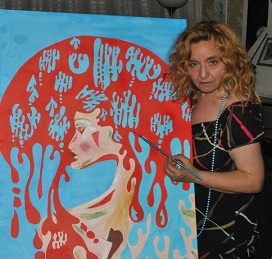 Minacappussi's tweet photo. Mina Cappussi CAI 22. La giornalista artista tra gli autori di arte contemporanea con l’e-MOVO Mirr or Art https://t.co/DWC68bgCpe #CAI #CAI22 #art #artists #umdi #unmondoditailiani #molisenoblesse #minacappussi https://t.co/D9Y2FkZjLM